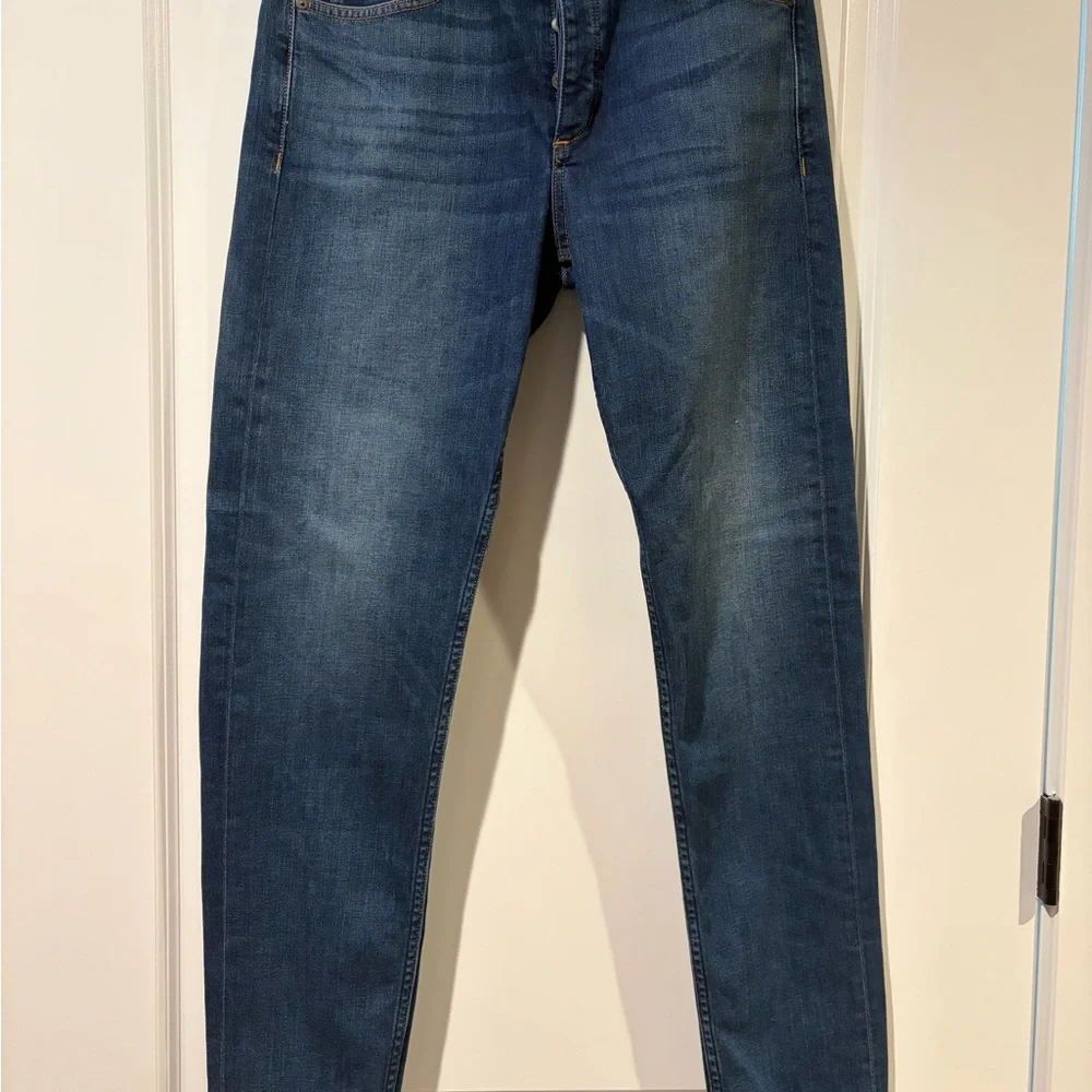 Men's rag & bone Dark Blue Straight Jeans